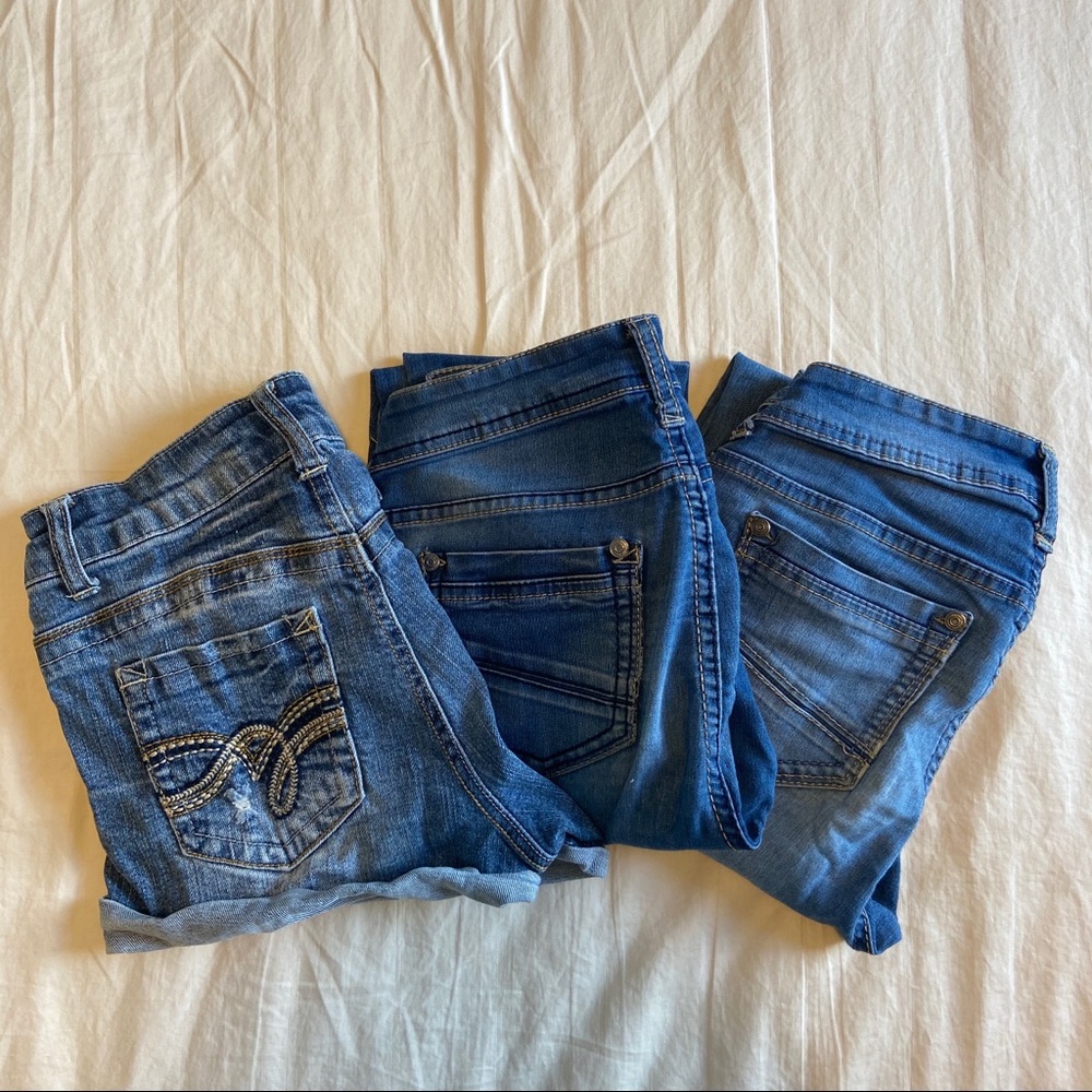 Wallflower size 3 Jeans and Shorts Bundle